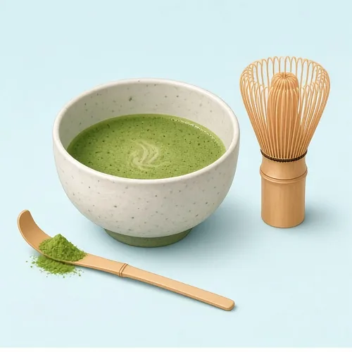[DEMO] Matcha-Set mit Bambusbesen
